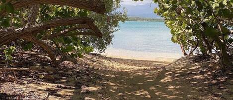 Aurinkotuoleja, rantapyyhkeitä