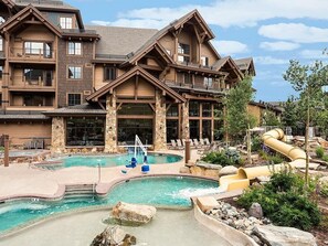 Indoor pool, outdoor pool