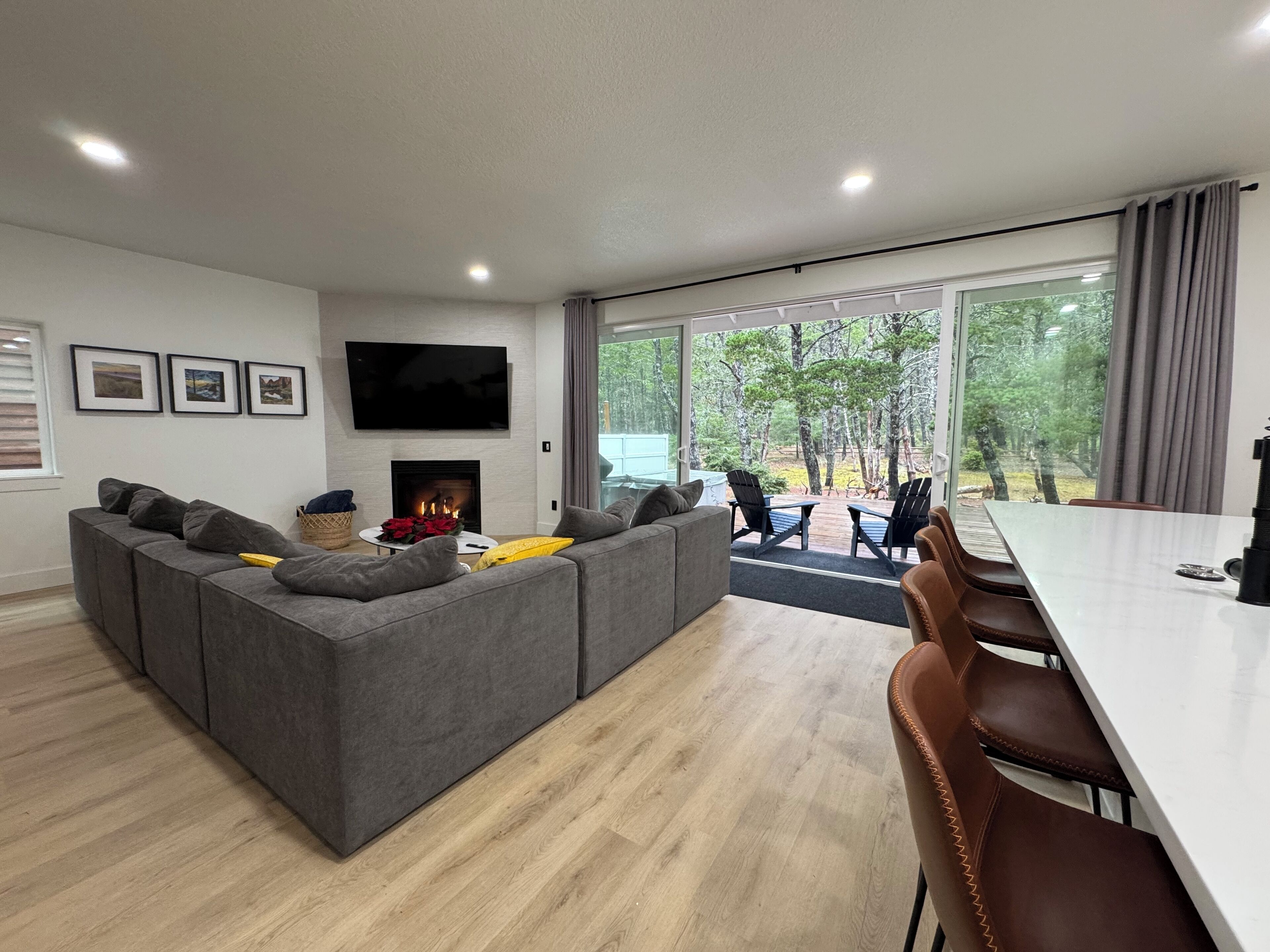 智能电视、壁炉、电子游戏、书