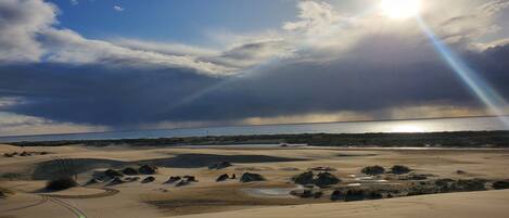 Beach nearby, beach towels