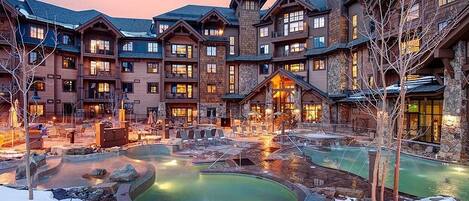 Indoor pool, outdoor pool