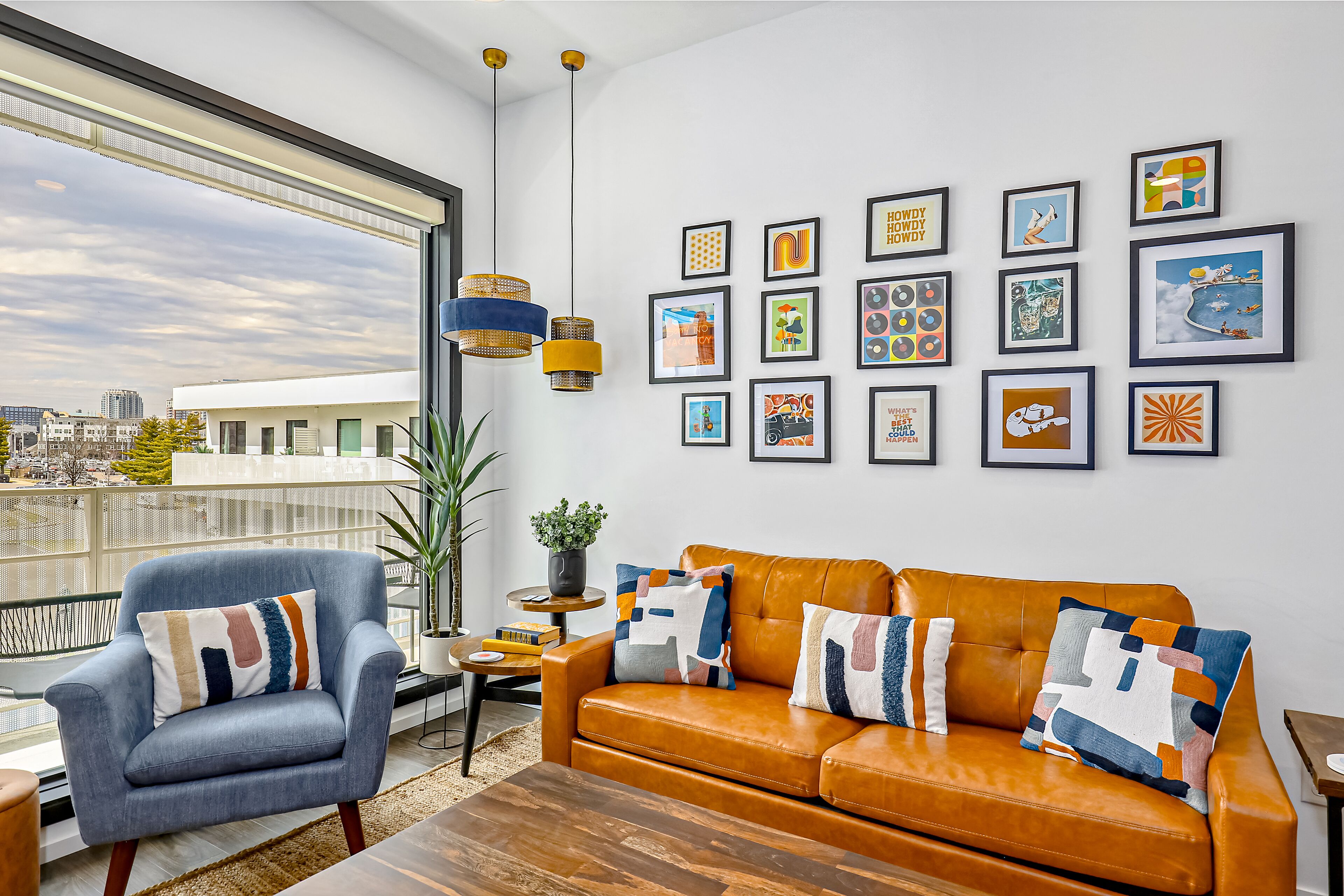 Chic third-floor condo with shared pool, WiFi, W/D, & AC - great location