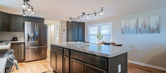 Newly updated home on spacious lot located outside of the city