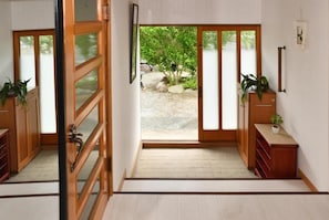 Interior entrance