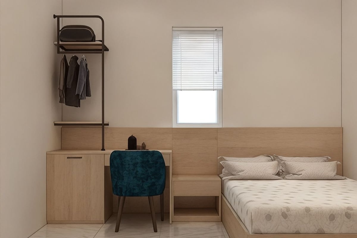 Escritorio, wifi gratis, ropa de cama