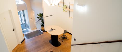 Interior entrance