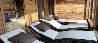 Apartamento Piz da Peres - Geiselsberg con vistas a la montaña, piscina, sauna, Wi-Fi y jardín