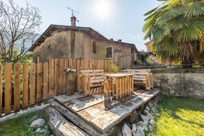 Outdoor dining - Residence Lena App 3 with Balcony (Pranzo)