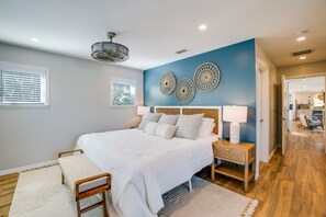 3 عدّة غرف نوم ومكواة/لوح كي وواي فاي وملاءات أسرّة