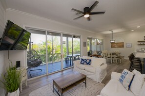 TV, foosball, table tennis