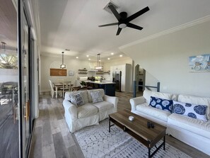 TV, foosball, table tennis