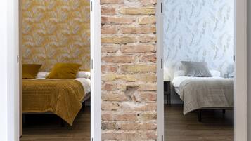 3 chambres, fer et planche Ă repasser, Wi-Fi gratuit, draps fournis