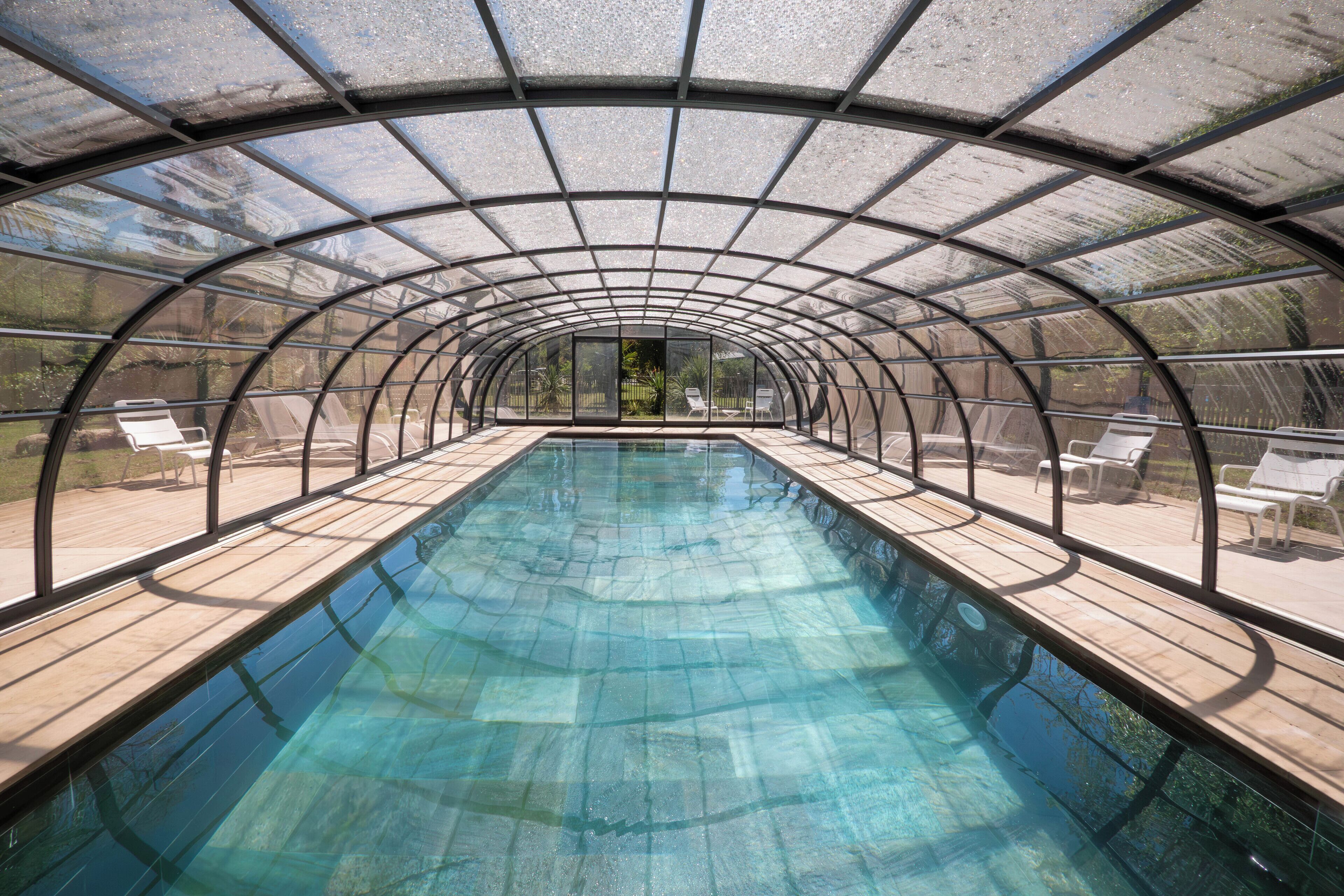 Indoor pool, outdoor pool