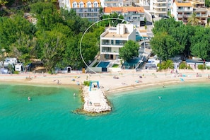 On the beach - Luxury Beachfront Villa Erce with heated pool (Duce)