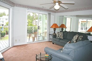 Condo, 1 Bedroom | Living area | TV