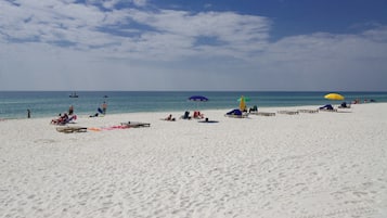 On the beach