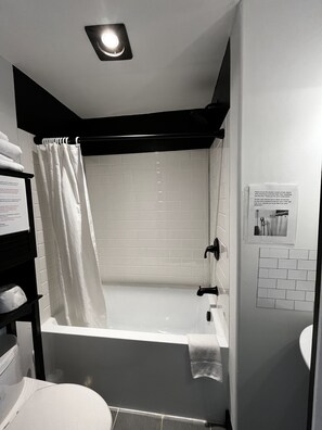 Superior Double Room, 2 Queen Beds, Non Smoking, Private Bathroom | Bathroom | Rainfall showerhead, hair dryer, towels, soap - Manoir Sainte Geneviève (Québec City)