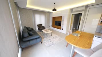 Apartemen Mewah | 2 kamar tidur, seprai premium, busa memori, dan brankas