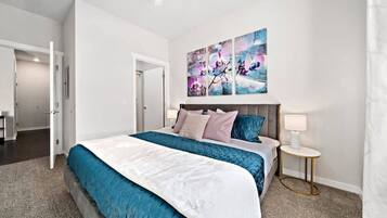 2 bedrooms, iron/ironing board, travel crib, WiFi