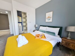 4 bedrooms, iron/ironing board, travel cot, WiFi