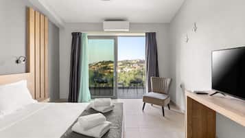 Hochwertige Bettwaren, Pillowtop-Betten, laptopgeeigneter Arbeitsplatz