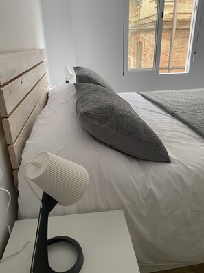 2 bedrooms, desk, soundproofing, iron/ironing board