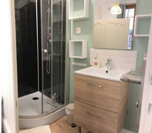 Shower, hair dryer, towels, toilet paper - Duplex "Bonheur" in Rouen city center (Rouen)