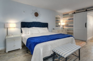 Fall asleep listening to the calming sounds of the waves lapping on the beach.