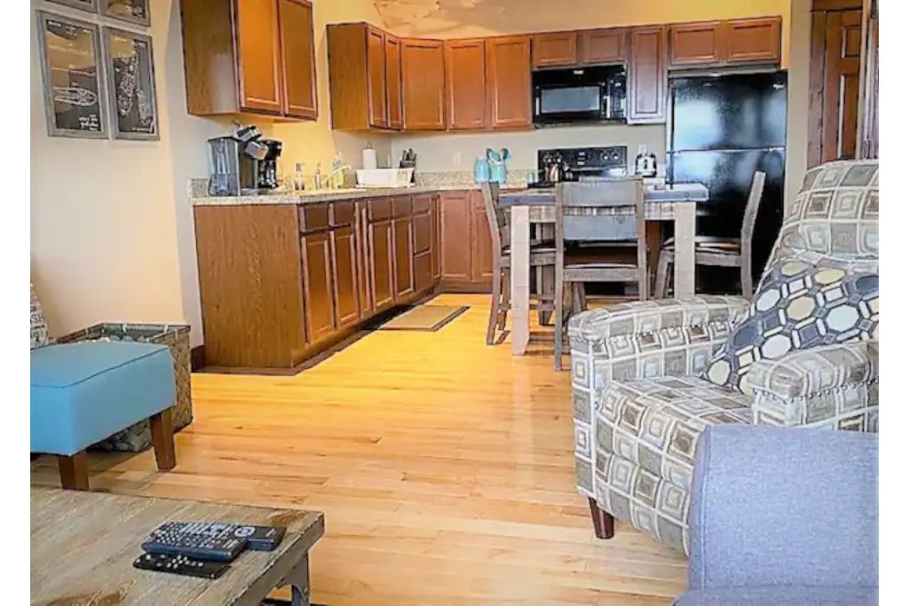 Enjoy family friendly stay in this unique condo!