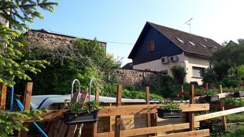 Grand Gîte L'Erable with view, private terrace, Au Coeur de la Route du Vin