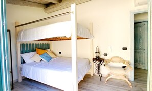 4 bedrooms, in-room safe, iron/ironing board, travel cot