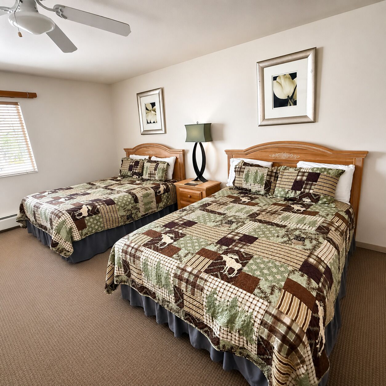 Room 303, Amberian, 2 Queen Beds | In-room safe, soundproofing, free WiFi, bed sheets