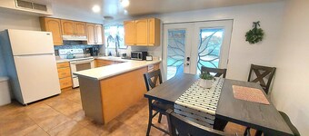 Clean & quiet retreat with private backyard near shopping & trails.