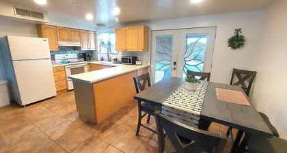 Clean & quiet retreat with private backyard near shopping & trails.