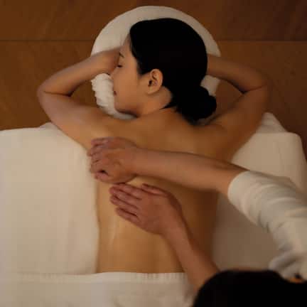 Couples treatment rooms, steam room, body treatments, hot stone massages