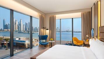 Premium bedding, pillow-top beds, in-room safe, individually decorated
