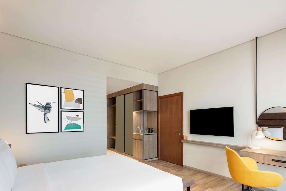 1 chambre, literie de qualité supérieure, surmatelas