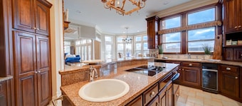 Renovated luxury villa with 7 bedrooms 5 bathrooms. Located on 40 acres of land.