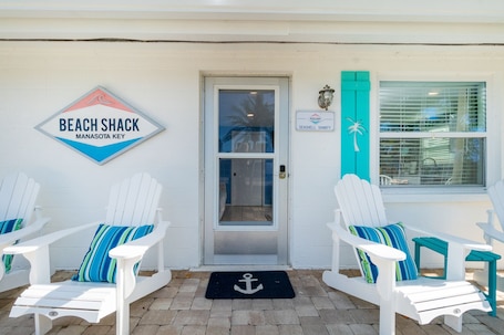 Exterior detail. Seashell Shanty at The Beach Shack! Come On Down!