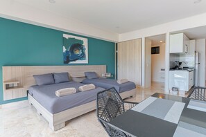 Superior-Suite | Laptopgeeigneter Arbeitsplatz, Bettwäsche