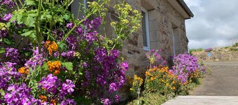 Ancienne ferme aménagée de 100m², au calme, à 500 m de la plage, 6-9 personnes