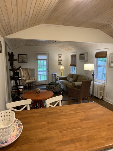 Country cottage overlooking horse farm