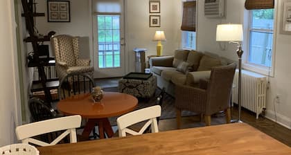 Country cottage overlooking horse farm