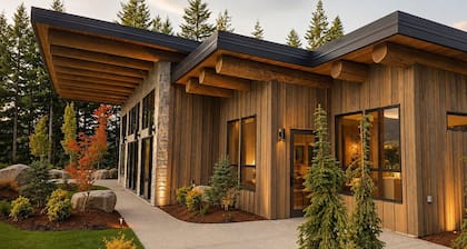 Lux house near Mt St Helens, Eagle Cliff, Ape Caves and Swift Reservoir