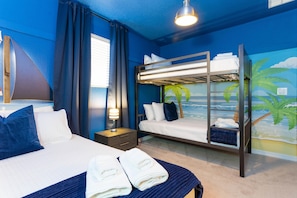 5 chambres, fer et planche à repasser, lit parapluie, Wi-Fi gratuit