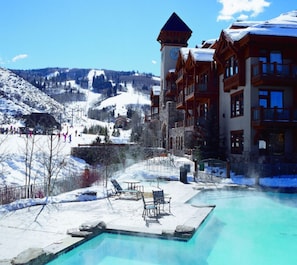 Outdoor pool, a heated pool - Ski In/Out | 2 Master Suites | Hot Tub/Pool | Alpine Club Arrowhead/Beaver Creek (Avon)