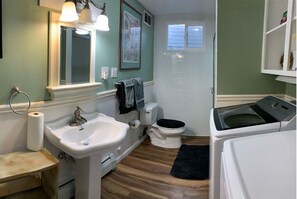 Shower, hair dryer, towels, soap - Dog & Kid Friendly Vacation Rental in Glenwood Springs, CO (Glenwood Springs)