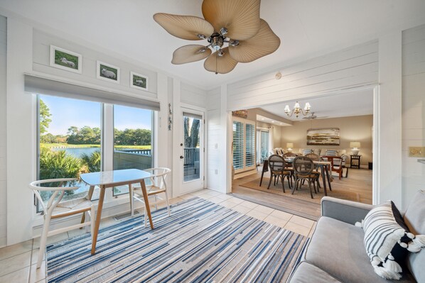 Dining - Close to the Beach- Golf View, 18th Green, Turtle Point (Kiawah Island)
