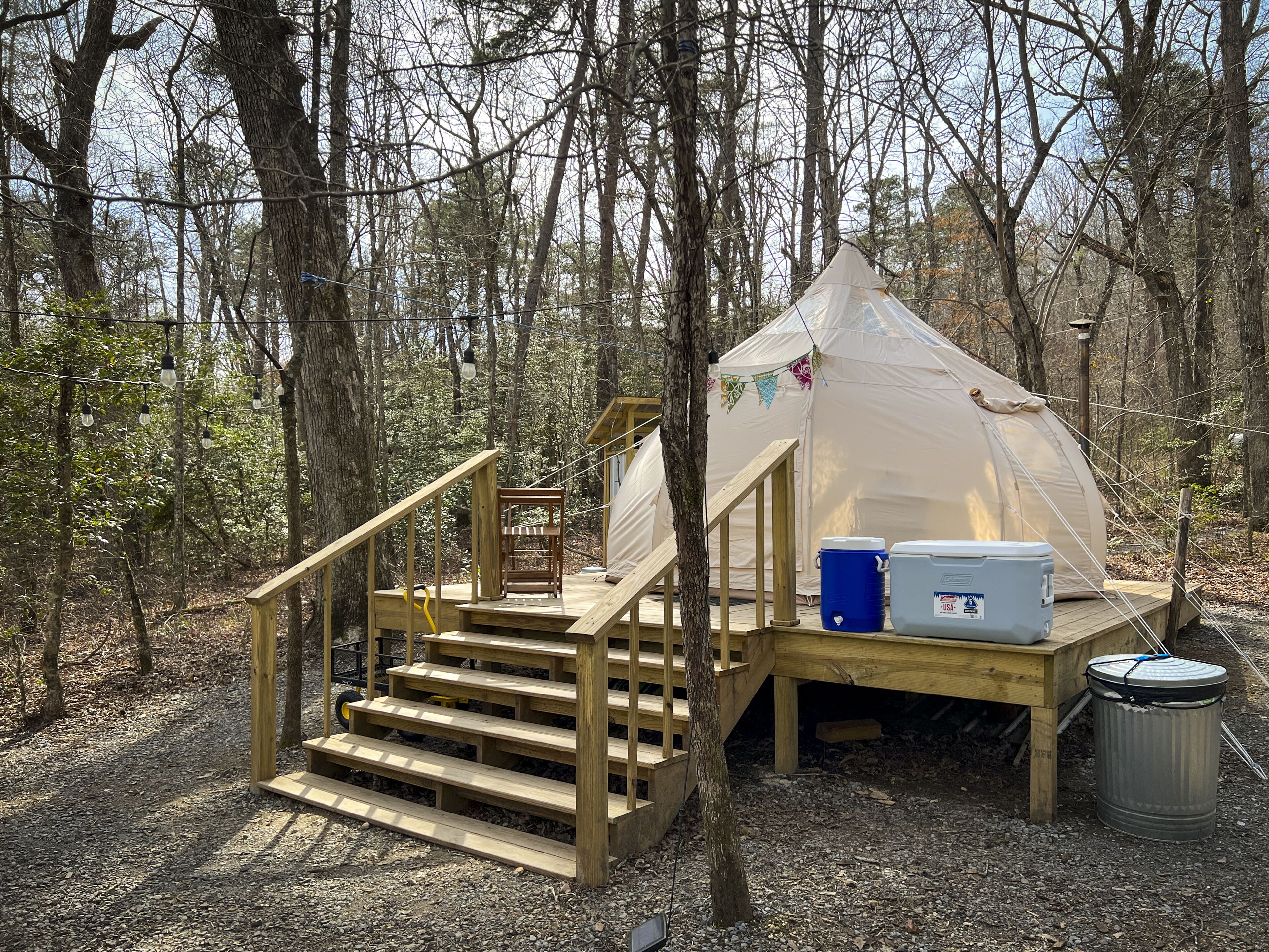 Off Grid Luxury Bell Tent Camping