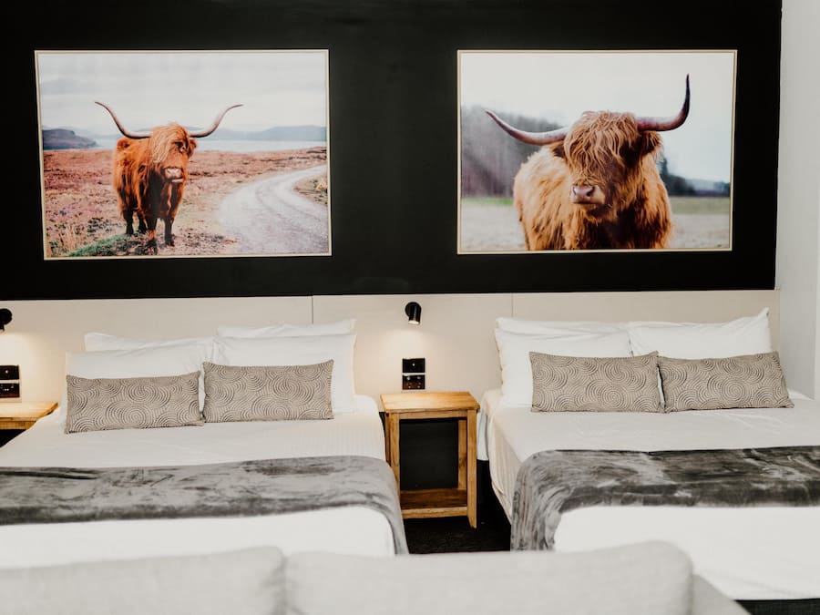 Estúdio, 2 camas Queen | Roupas de cama premium, escrivaninha, ferros/tábuas de passar roupa